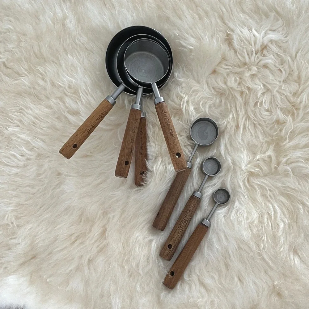 Nesting Set of Stainless Steel Measuring Cups & Spoons